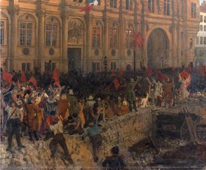 Proclamação da República em 24 de fevereiro de 1848, c. 1902. de Jean Paul Laurens