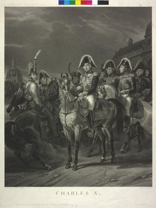 Rei de França Carlos X.