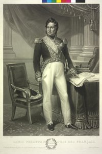 Rei de França Luís Filipe (água-tinta)