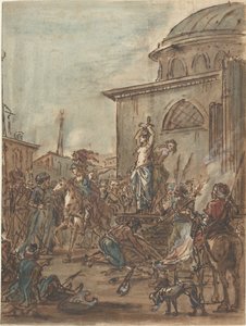 Olindo e Sophronia salvos por Clorinda de Jean Pierre Norblin