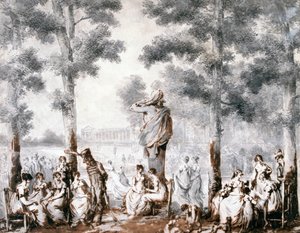 O terraço das Tulherias, 1807
