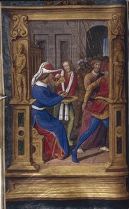 Pilatos lava as mãos de Bastard Letters, ca 1490-1510