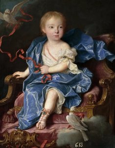 Maria Antonia Ferdinanda da Espanha 1729-1785, futura rainha da Sardenha, 1731.