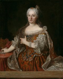 Retrato da arquiduquesa Maria Anna da Áustria 1683-1754, Rainha de Portugal, c. 1729