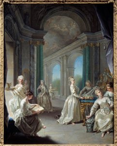 Virgens modernas. Pintura de Jean Raoux (1677 - 1734)
