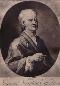 Sir Isaac Newton, matemático e físico inglês, início do século XVIII, 1894