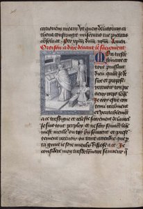 Santa Missa com Filipe o Bom. O Livro de Horas de Filipe de Borgonha, ca 1455 de Jean Tavernier