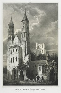 Ruínas da Abadia de Jumièges. de Jean Truchot