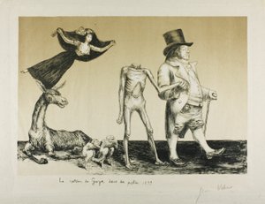 O regresso de Goya à sua terra natal de Jean Veber
