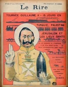 Tournee William II 15 dias na Turquia; Palestina, Jerusalém e os lugares santos. Dadas as exigências do itinerário, apenas uma representação será dada em cada localidade. Os militares pagam metade de um lugar. Para mais informações, entre em contato com a  de Jean Veber