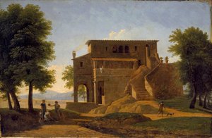 Uma villa italiana, início do século XIX