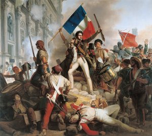 Lutando no Hotel de Ville, 28 de julho de 1830, 1833