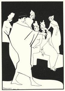 Os Livros de Amor de Ovídio: Vem, aprende comigo como dar à tua pele uma brancura deslumbrante (litografia a cores)