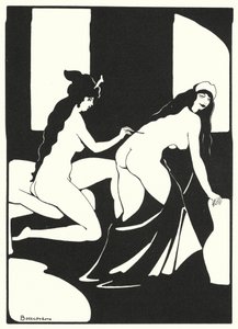 Os livros de amor de Ovídio: Que o seu corpo se torne uma letra viva (litografia a cores)