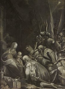 Adoração dos Magos, 1636 de Jean de Saint Igny