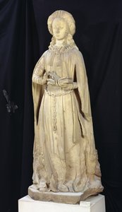 St. Suzanne, do Castelo dos Duques de Bourbon, Chantelle, c.1500-03 (calcário) de Jean fl.c.1465-c.1516 Guilhomet
