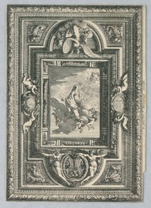 Teto, de "Designs of Plaphons" de Jean le Pautre