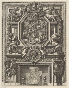 Chaminé com Bacanal sobre o Mantle de 