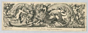 Frieze, de "Caça e Folhagem" de Jean le Pautre