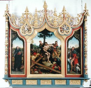 Tríptico de Cristo com os executores, c.1530-32 de Jean the Elder Bellegambe
