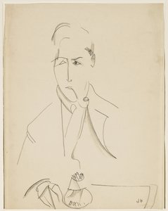 Retrato de Modigliani com tubo