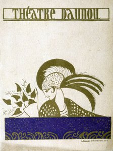 Programa do teatro Daunou em Paris de Jeanne Lanvin