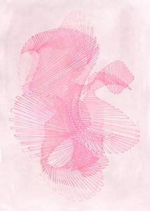 Geometria em Rosa Suave de Jenja Braun