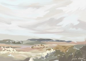 Paisagem tranquila do deserto de Jenna Alheit