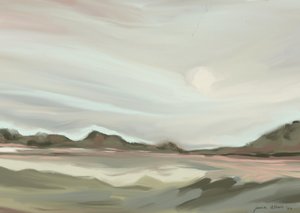 Paisagem abstrata serena de Jenna Alheit