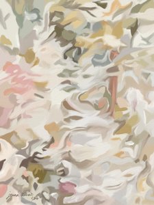 Abstrato floral em tons suaves de Jenna Alheit