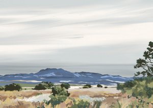 Vastas montanhas desérticas de Jenna Alheit
