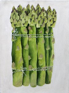 Espargos,2013 (acrílico sobre tela) de Jennifer Abbott