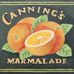 Rótulo de lata de marmelada Cannings (acrílico) de Jennifer Abbott