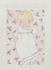 Menina nova (aguarela) de Jennifer Abbott