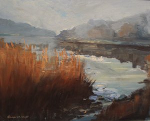 Batson Creek Salcombe, Outono. óleo sobre tela, 2016