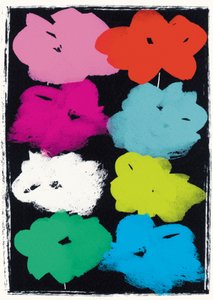 Flores Warhole (mídia mista) de Jenny Frean