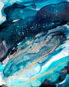 Correntes de Ouro Azul Profundo de Jenny Nielsen