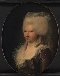 Charlotte Sophie Gerner, b. Rasch, esposa de Henrik Gerner de Jens Juel