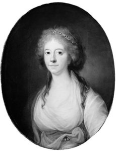 Elisabeth (Lisa) de la Calmette, nascida baronesa Iselin, esposa de Antoine de la Calmette