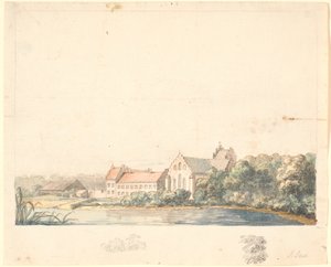 Igreja Herlufsholm por Susåen de Jens Juel