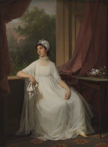Retrato de Gertrud Hage, née Heitmann de Jens Juel