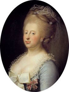 Retrato da Rainha Carolina Mathilde da Dinamarca
