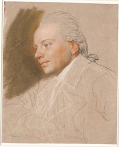 Retrato de um cavalheiro mais jovem, inacabado de Jens Juel