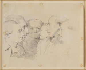Seis cabeças de retrato de Jens Juel