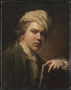 Autorretrato com Portfólio de Jens Juel