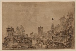 Prospecto de uma cidade italiana
