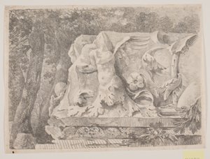 fragmento de escultura de Jens Petersen Lund