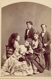Família Wohes, Nova York, década de 1870.