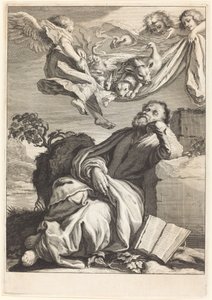 O sonho de São Pedro de Jeremias Falck after Johann Liss