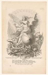 Alegoria da Falsa Crença (Opinio) Die Einbildung / Opinion (título no objeto) Alegorias (título da série) de Jeremias Wachsmuth